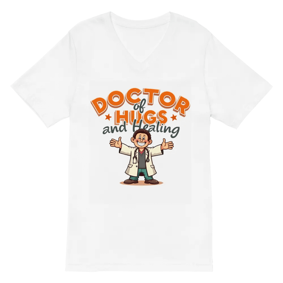 Doctor of Hugs V-Neck Tee product image (2)