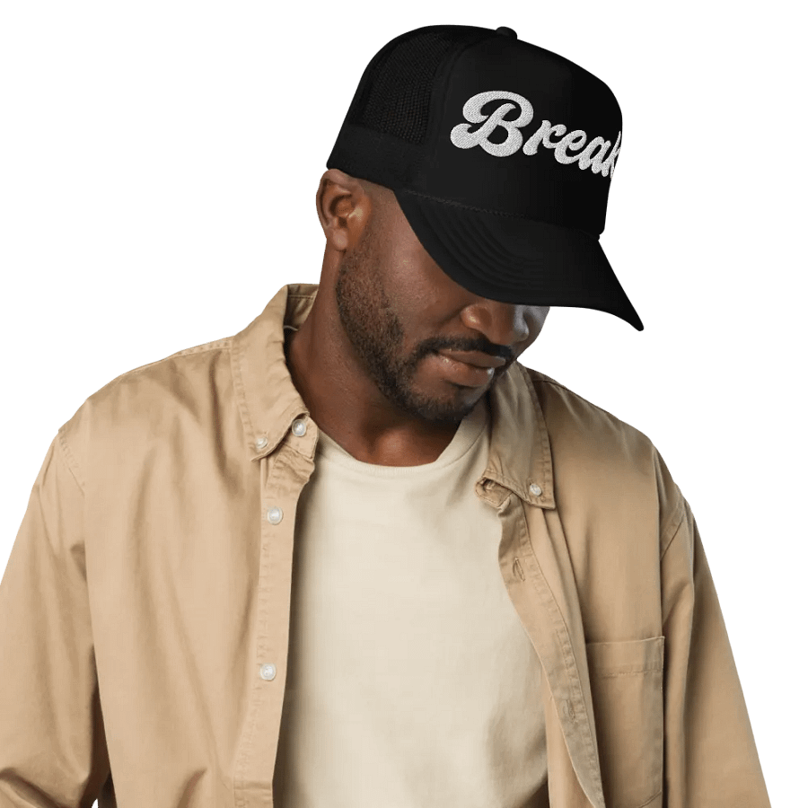 Break - Pixelated Noir Foam Trucker Hat product image (12)