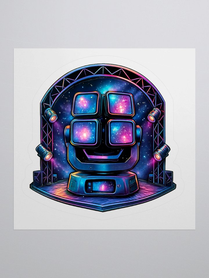 Theatrically Jerry: "Cosmic Quad" Moving Head Wash Light Stickers product image (1)