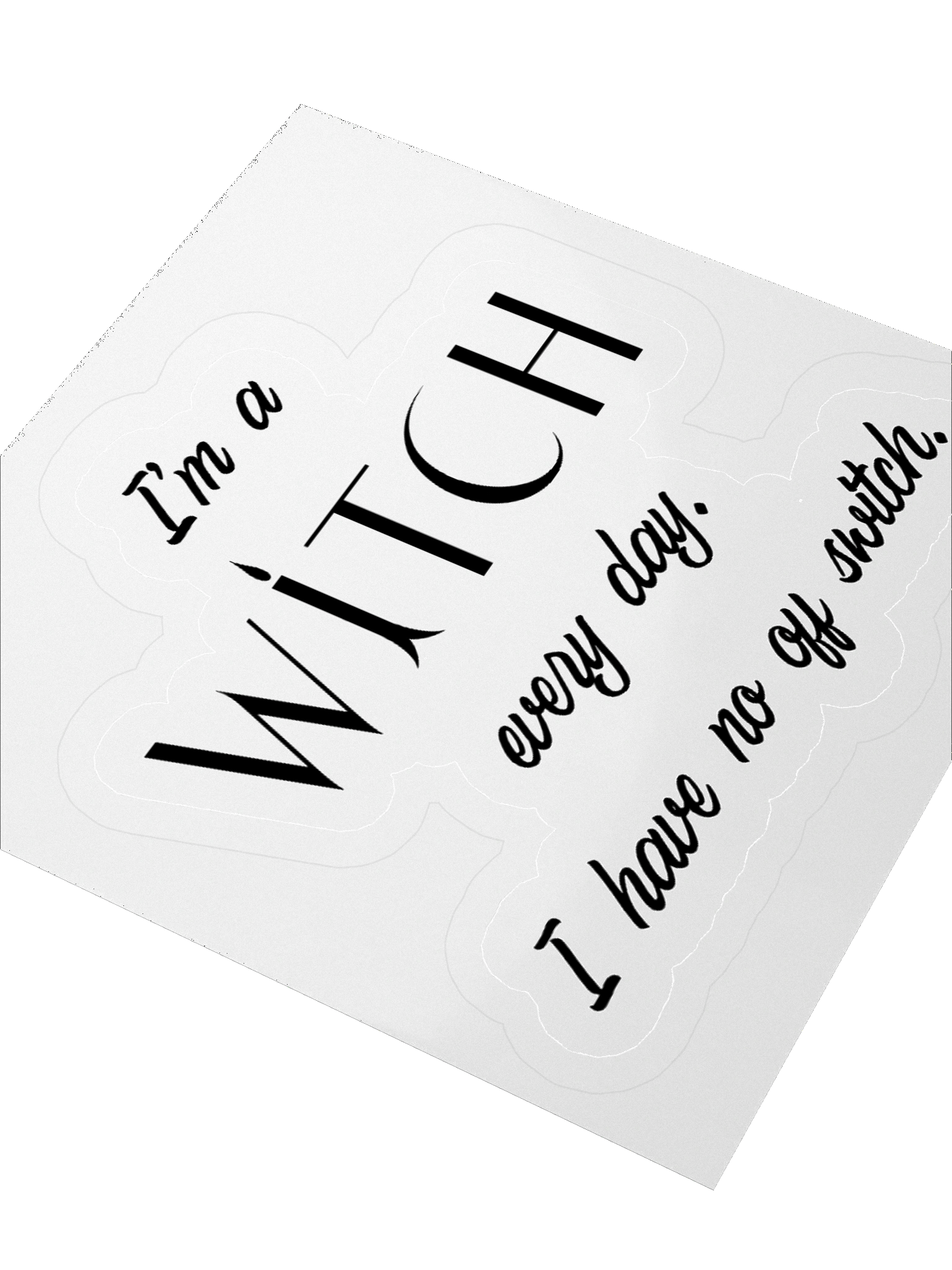 I'm a Witch Sticker product image (3)