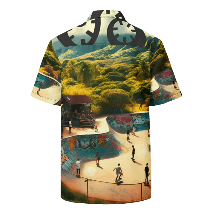 Hawaii Skate Park 808 Aloha Shirt product image (1)