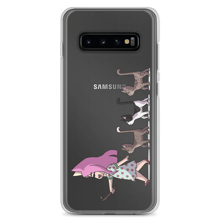 Cat and her cats Samsung case product image (2)