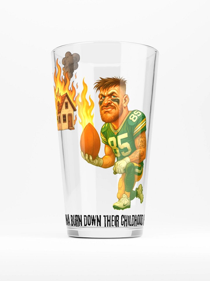 Burn Down Their Childhood Home Pint Glass product image (1)