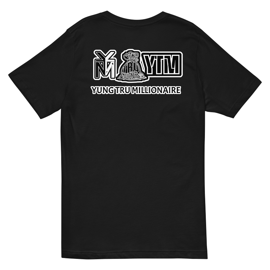Yung Tru Millionaire Monochrome V-Neck Tee product image (11)