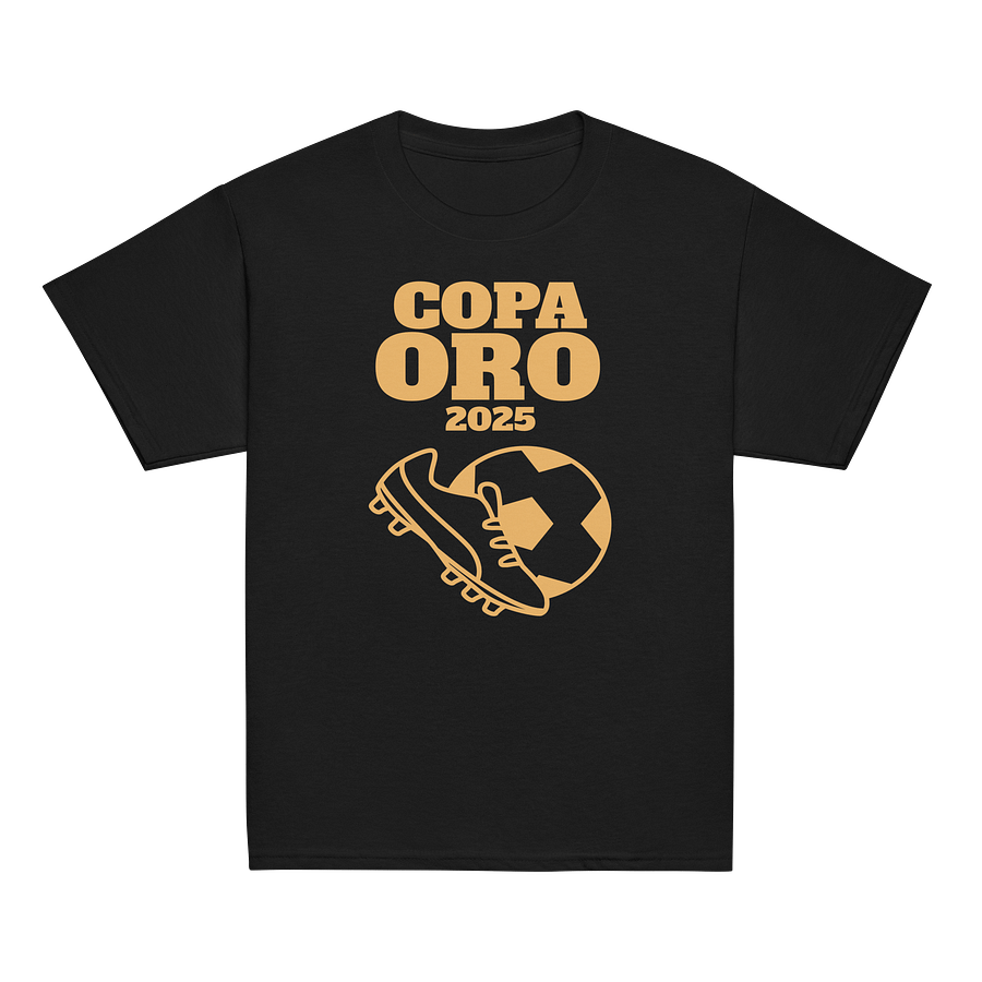 Copa Oro 2025 Soccer Logo Youth Tee product image (7)