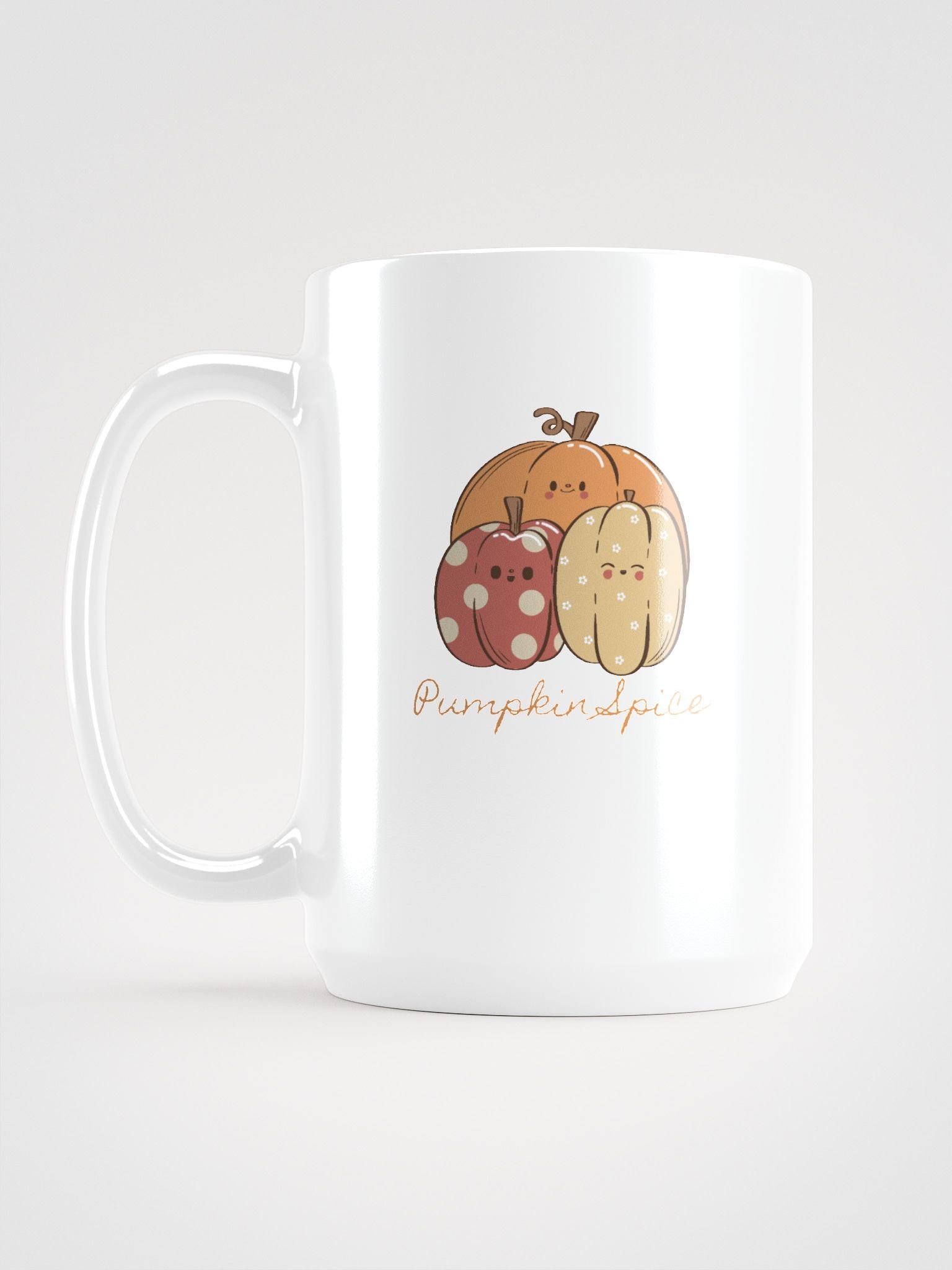 Pumpkin Spice Smiles Mug – Cute Fall Morning Vibes product image (1)