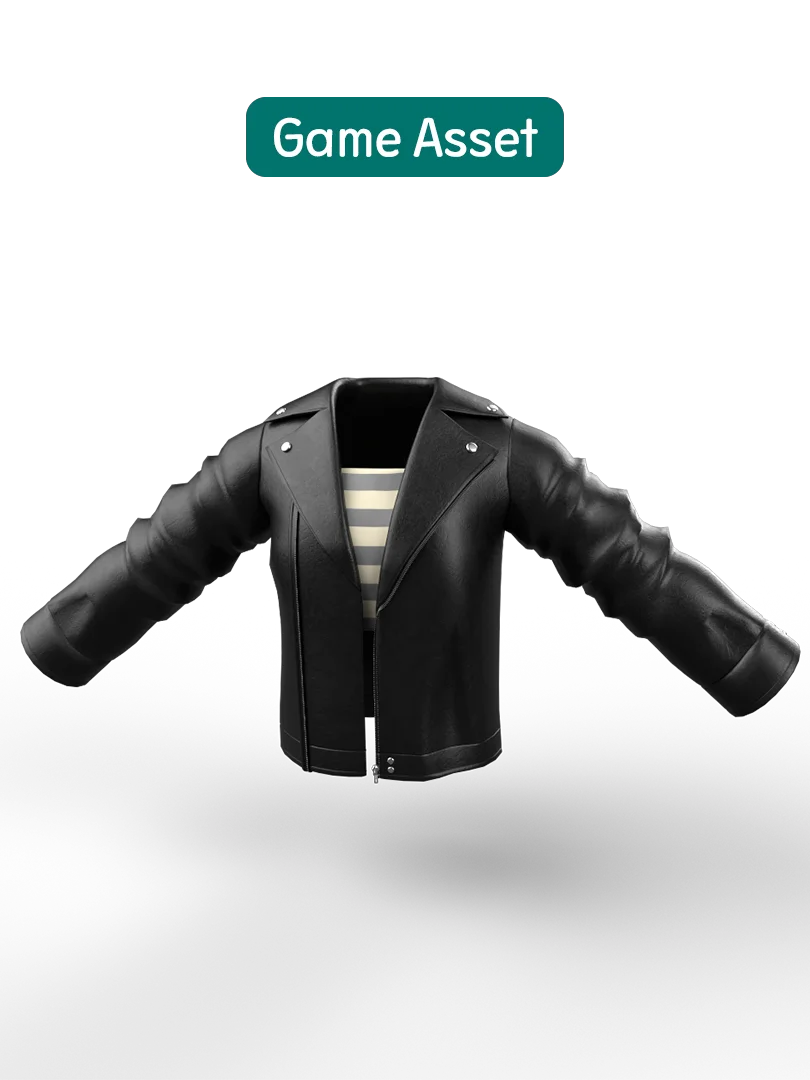 Rider Jacket/Unwarapping, Fbx, Obj product image (1)