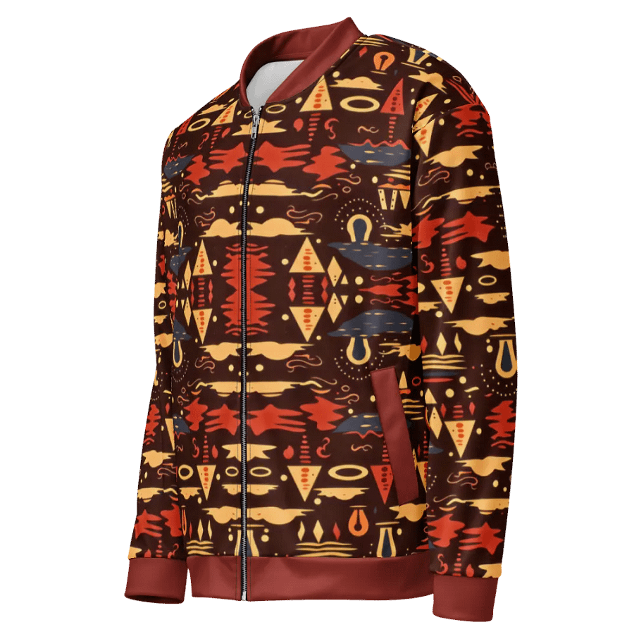 African Symmetrica: Custom All-Over Print Bomber Jacket product image (7)