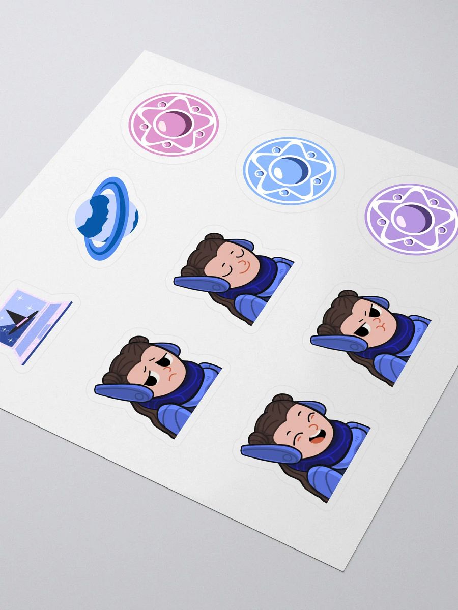 Kaza's Twitch Emotes Sticker Sheet product image (3)