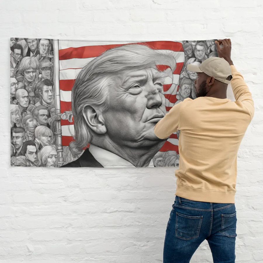 American Dreams Flag Wall Tapestry product image (11)
