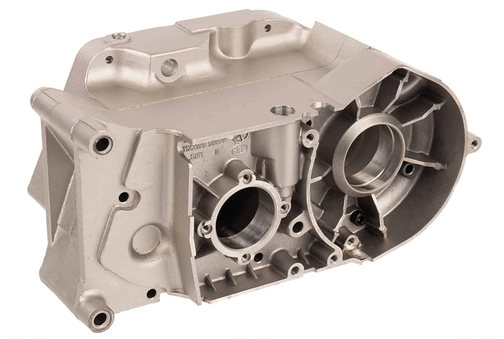 Gehäuse - Motorgehäuse f. Simson Motor M541-543 (60km/h) - silbermetallic lackiert - gebohrt auf Ø46,2mm product image (2)