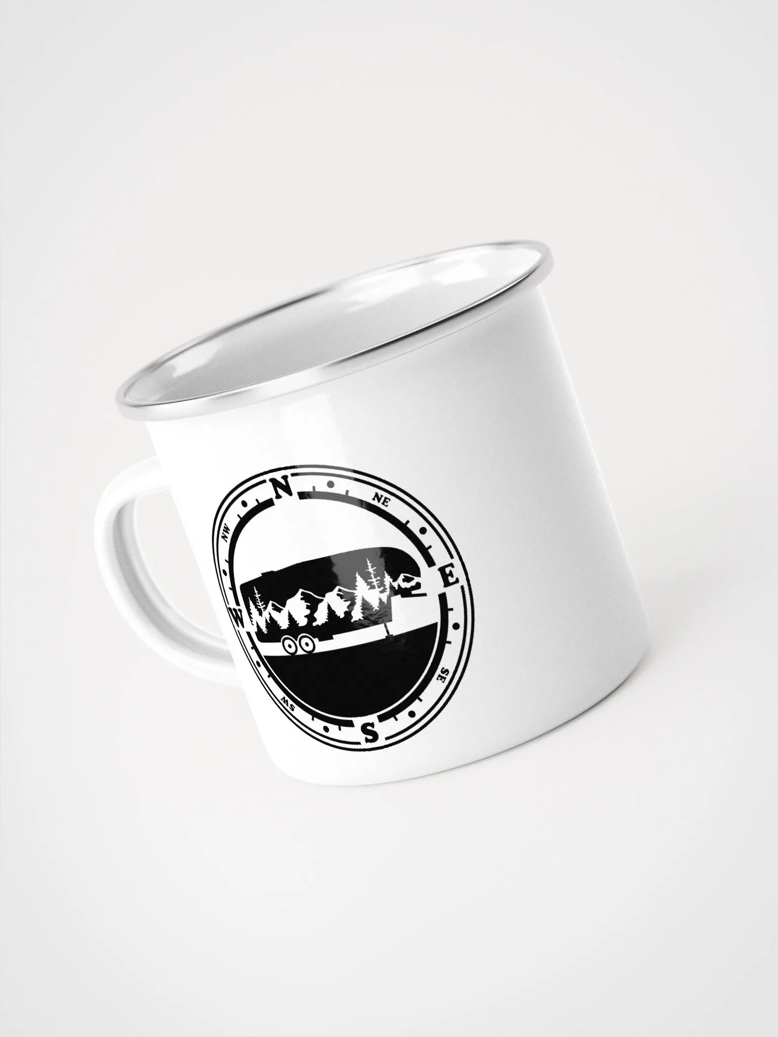 5th Wheel Camper Enamel Mug product image (2)
