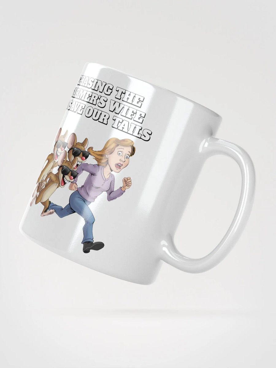Chasing The Farmer's Wife - Three Blind Mice - Parody White Mug product image (14)