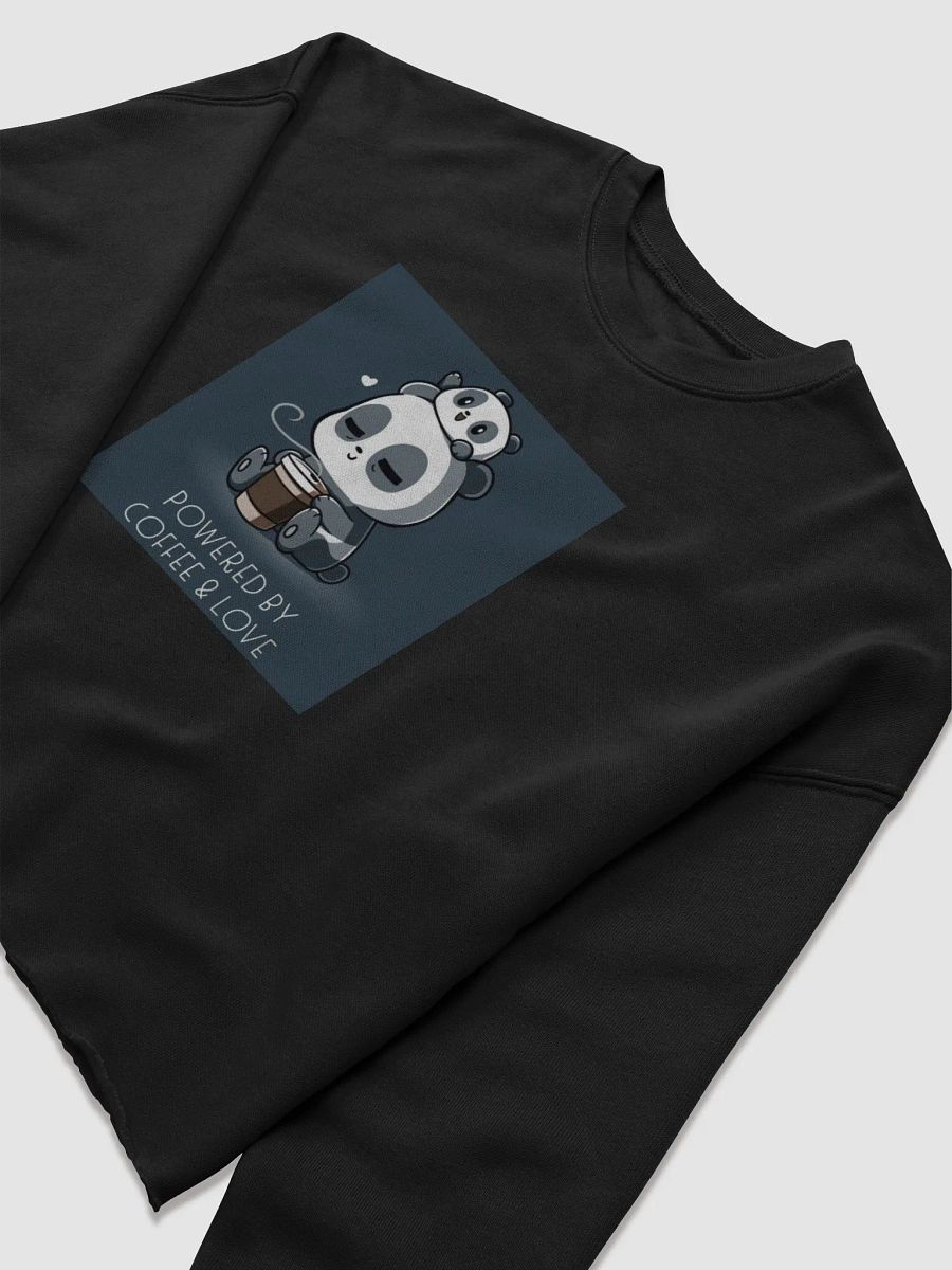 Caffeine Love Panda Crop Sweatshirt product image (25)