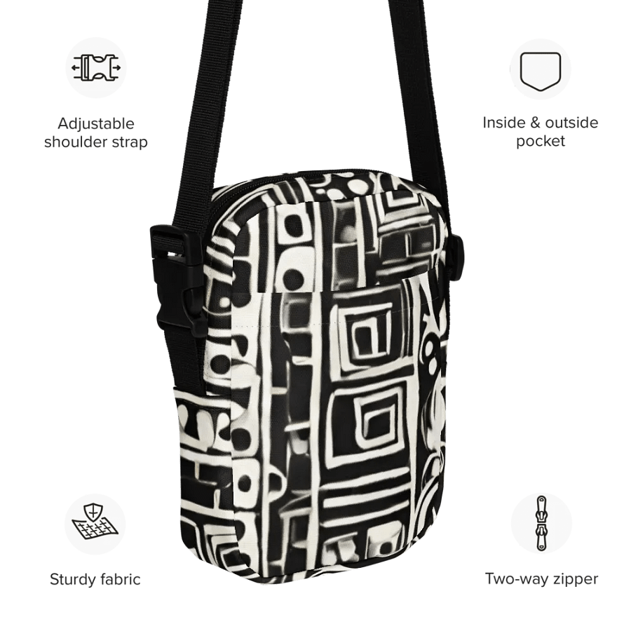Geometric Harmony Crossbody Bag for bold arty ladies men moms product image (11)