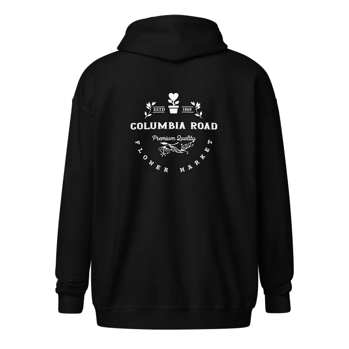 Columbia Road Market Zip Hoodie (Black) product image (2)