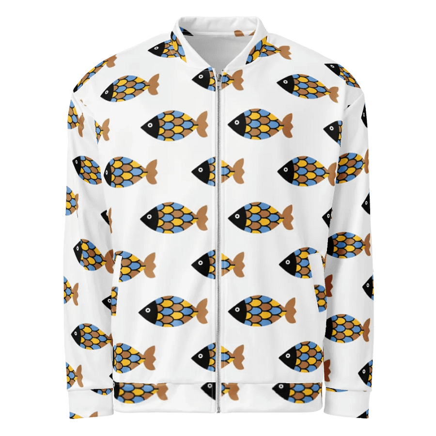 Geometric Mosaic All-Over Bomber Jacket product image (1)