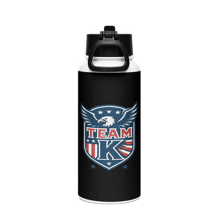 Team K USA Stainless Steel Water Bottle with a Straw Lid product image (2)