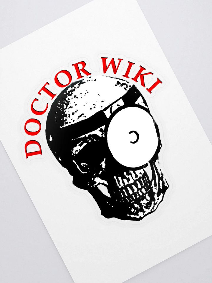 Doctor Wiki Kiss Cut Sticker Sheet product image (1)