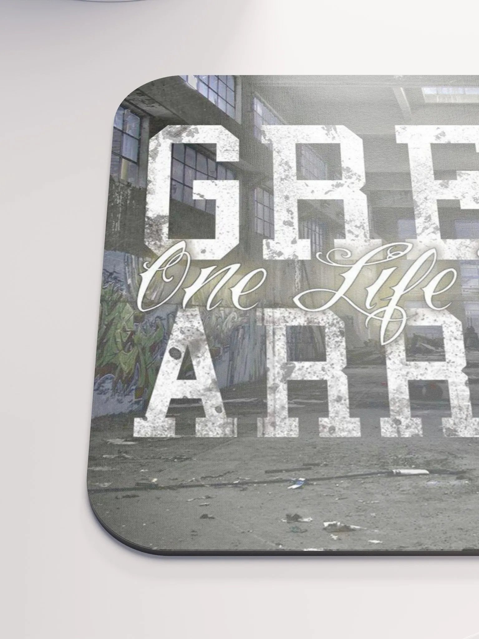 One Life to Fight mouse pad product image (6)