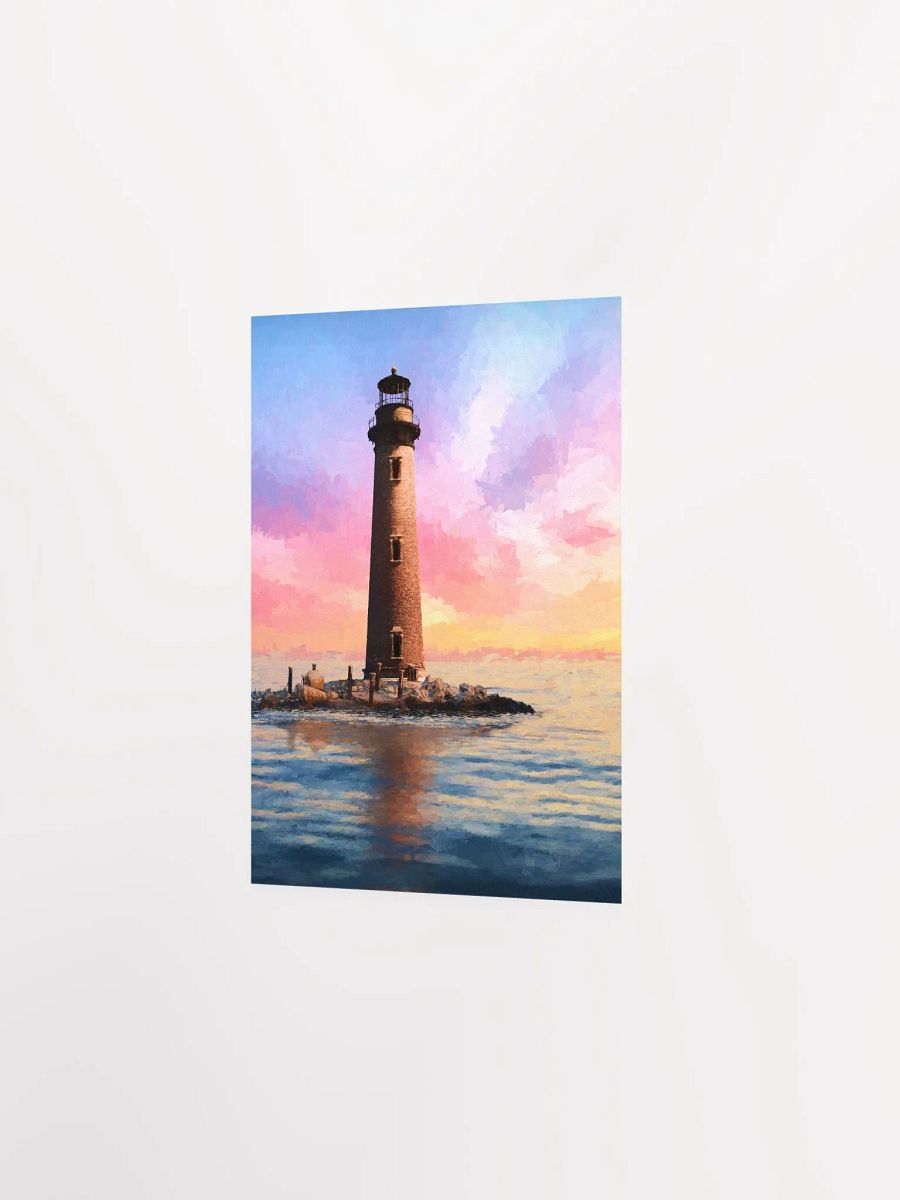 Sand Island Lighthouse – Mobile Alabama Matte Poster product image (10)