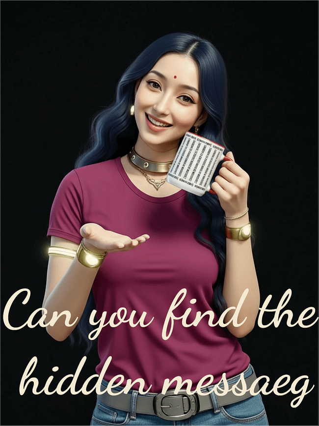 Cryptic message designs