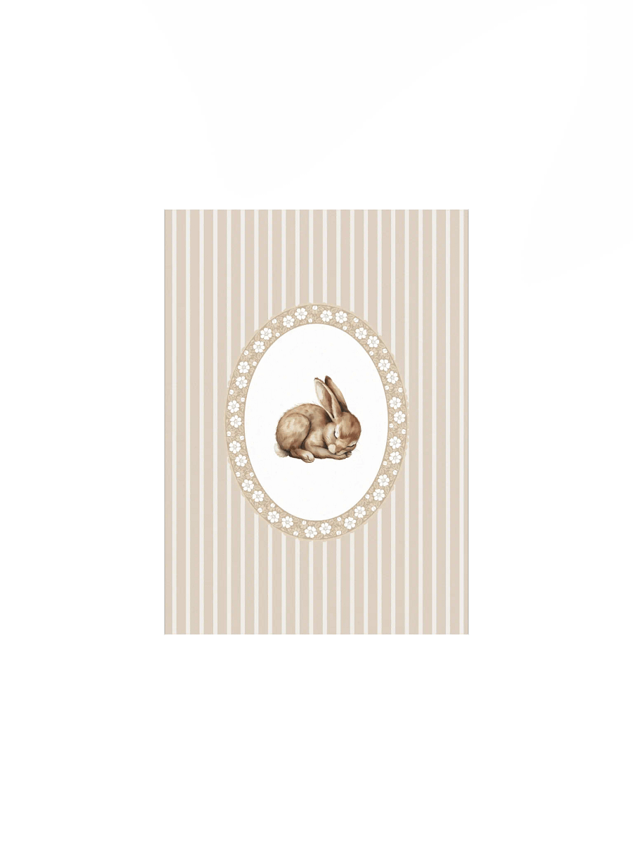 Classic Bunny Nursery Print - Sleeping Bunny product image (2)