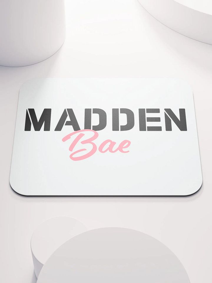 MaddenBae Mouse Pad Black and Pink product image (1)