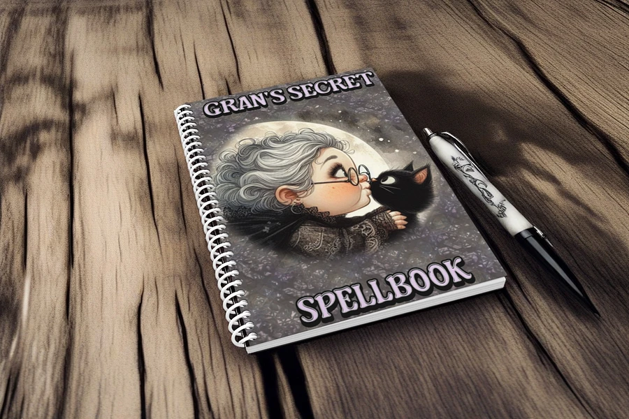 Gran's Secret Spellbook Spiral Notebook product image (4)