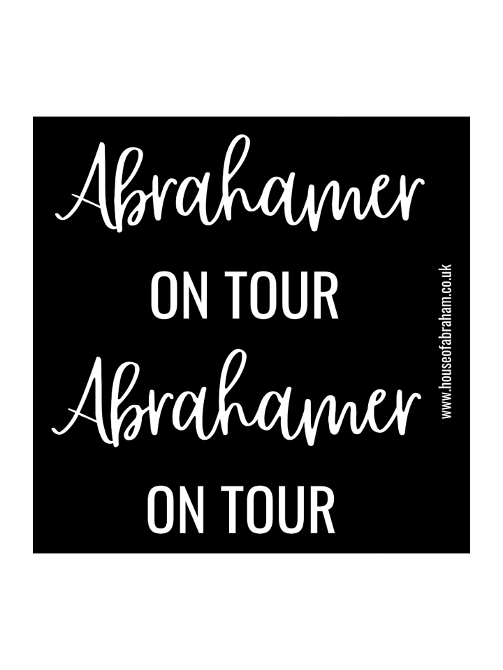 Abrahamer On Tour Black - Sticker product image (2)
