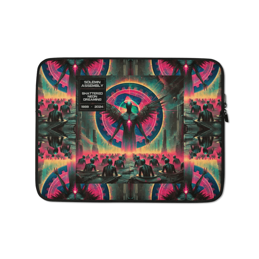 SOLEMN ASSEMBLY SHATTERED NEON DREAMING LAPTOP BAG product image (1)
