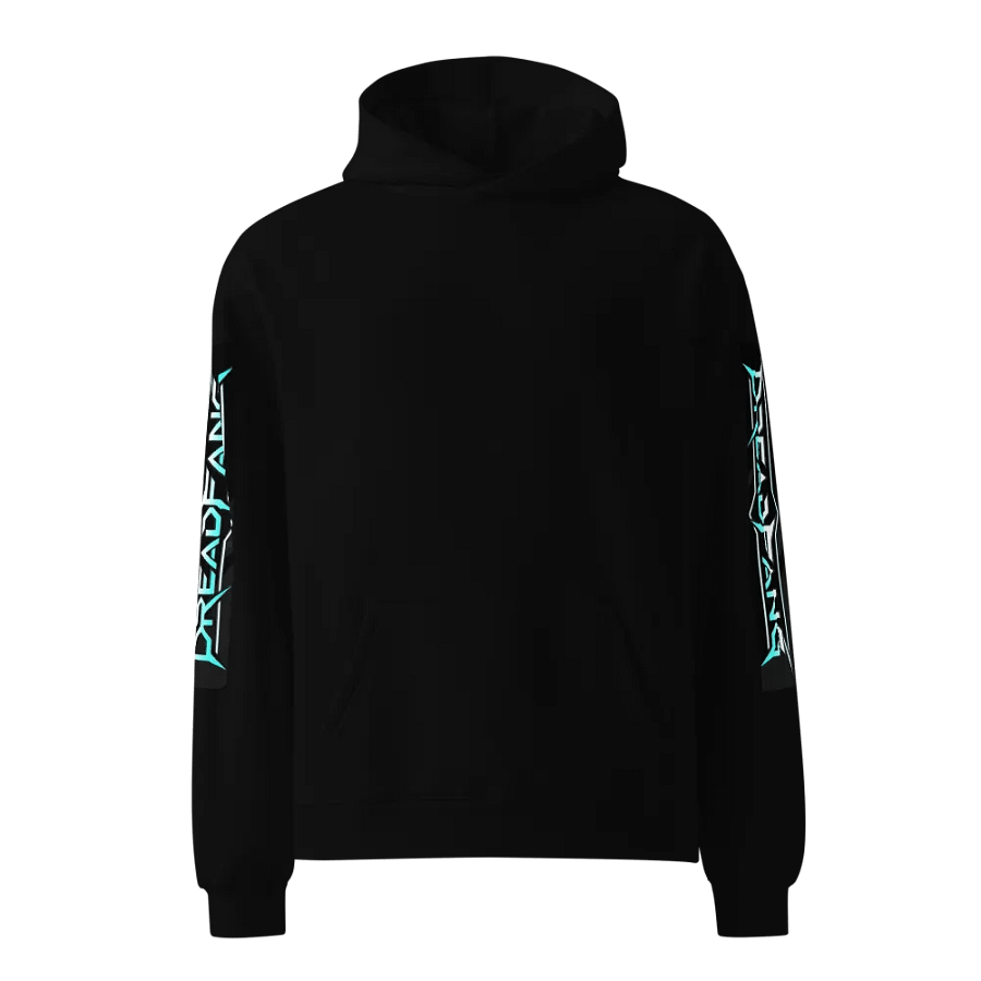 DREADFANG Black/Blue Oversized Hoodie product image (3)
