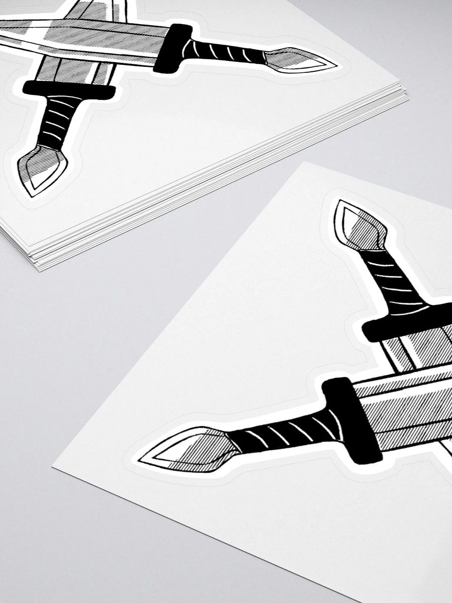 Skai Black & White Symbol Sticker product image (4)
