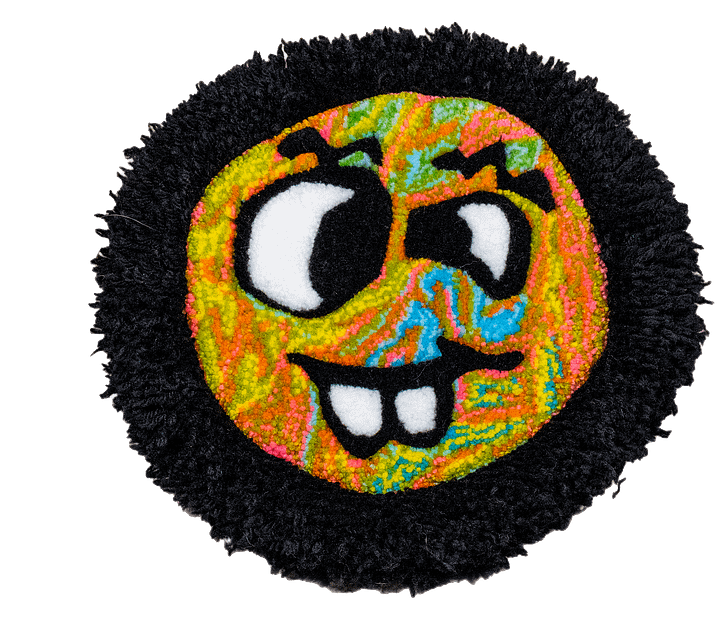 Bong Coaster: Hairy Face product image (1)