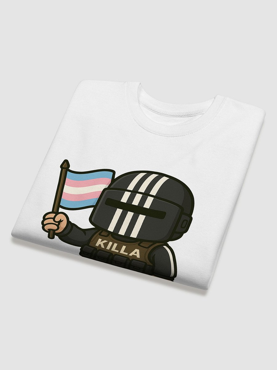 Raid With Pride – Trans Edition Sweatshirt (White) product image (4)