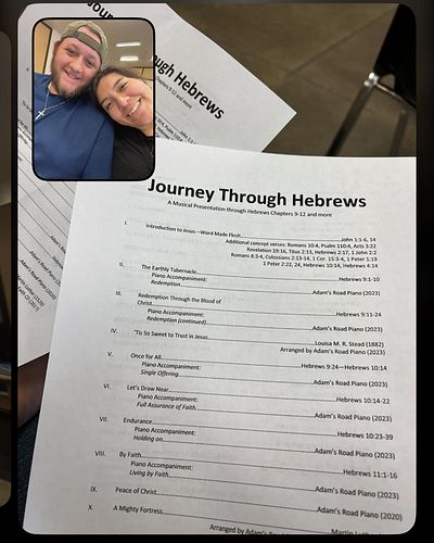 Today, James and I got to see Matthew Wilder from Adam’s Road perform a piano recital walking through the book of Hebrews. In...