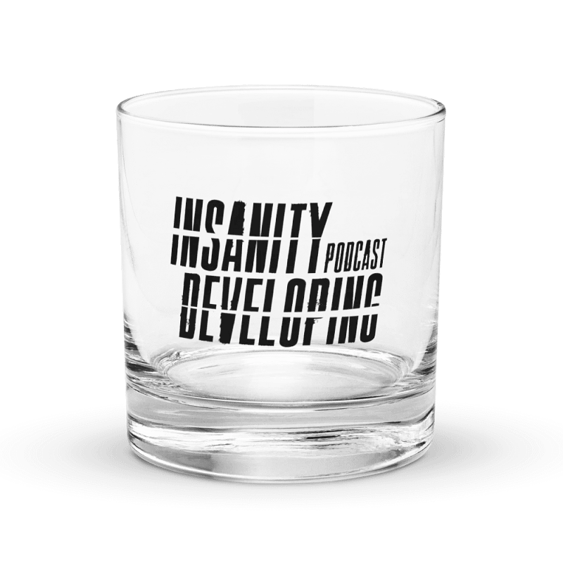 Eclipse Rocks Glass — Black Logo