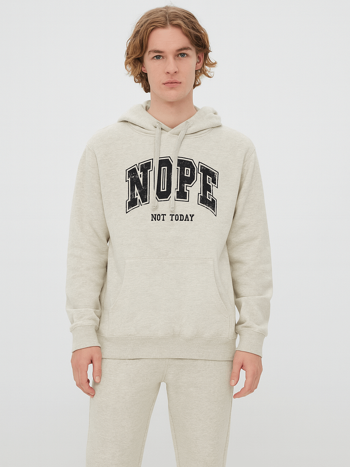 NOPE Not Today Bold Statement Hoodie product image (1)