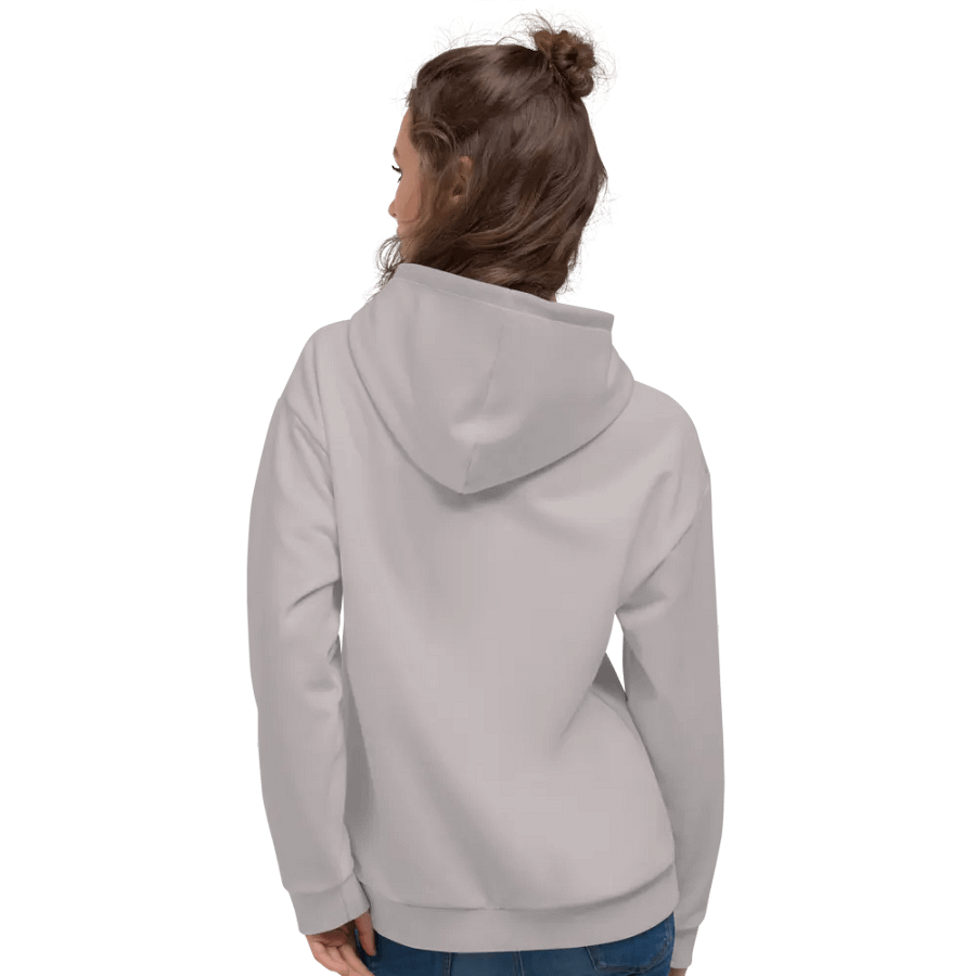 Plain Gray True Summer Unisex Recycled Polyester Heavyweight Premium Hoodie by Treasure Pie product image (10)