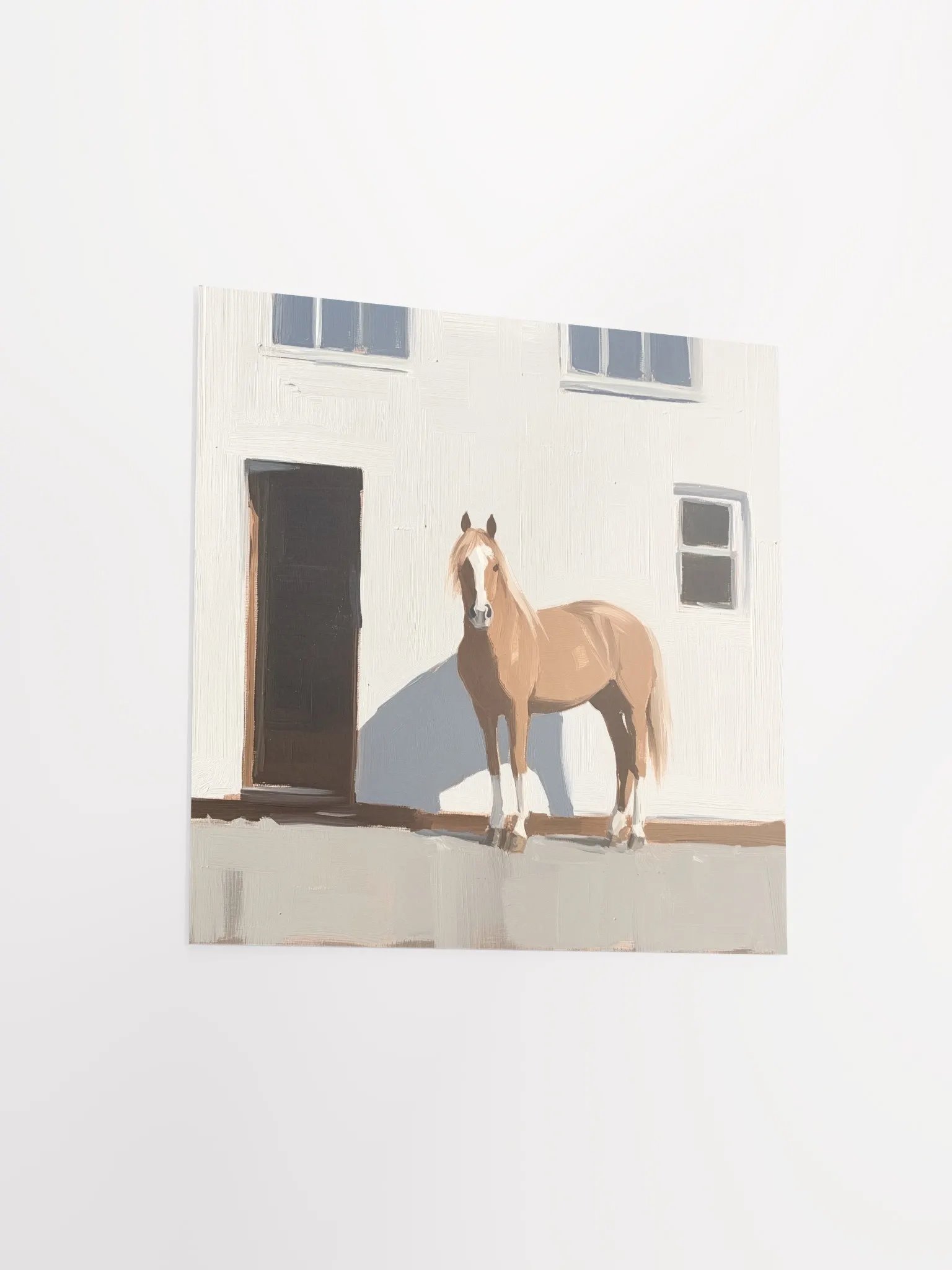 Modern Farmhouse: Brown Horse V Art Print product image (3)