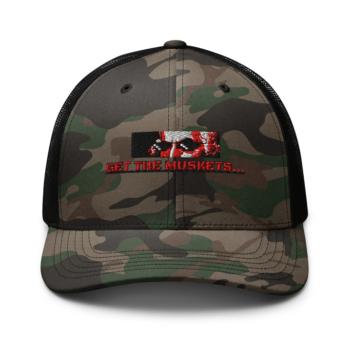 Get The Muskets Camo Trucker Hat product image (1)