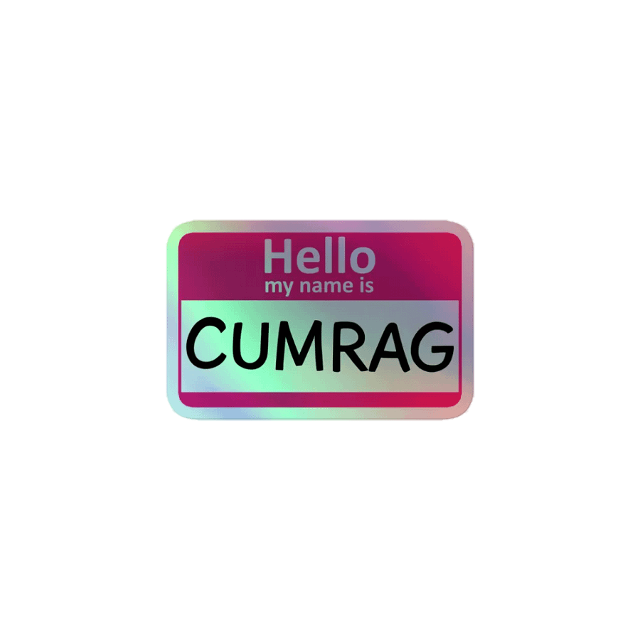 Cumrag Sticker Holographic product image (1)