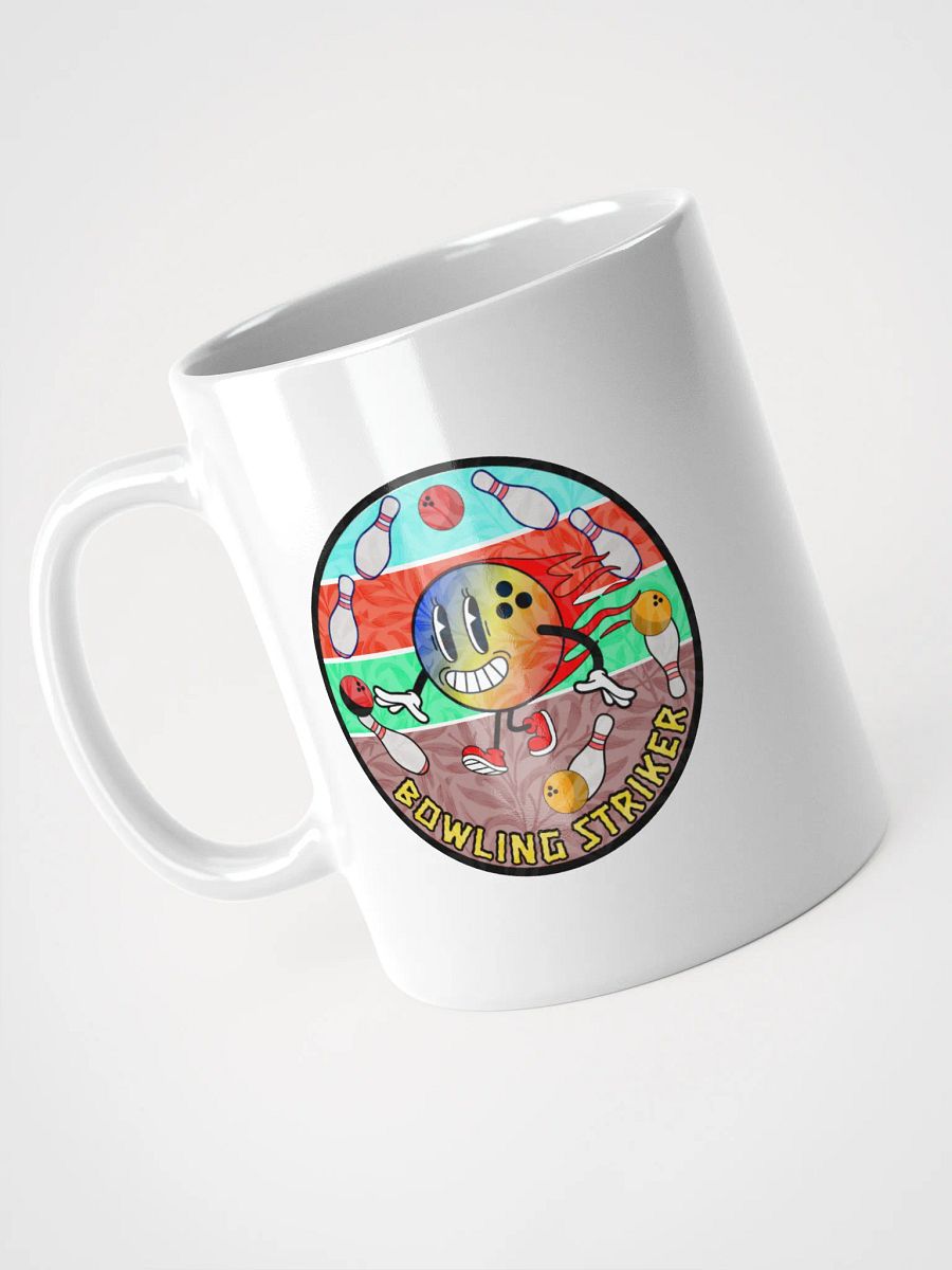 Bowling Striker White Glossy Mug product image (2)