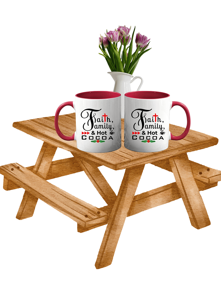 Jesus, Coffee, & Christimas Cheer Ceramic mug | Christian Coffee Mug | Christmas Gift For Believers product image (1)