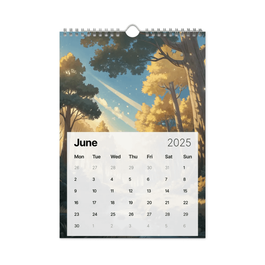MAGICAL ANIME SEASONS WALL CALENDAR 2025 product image (8)