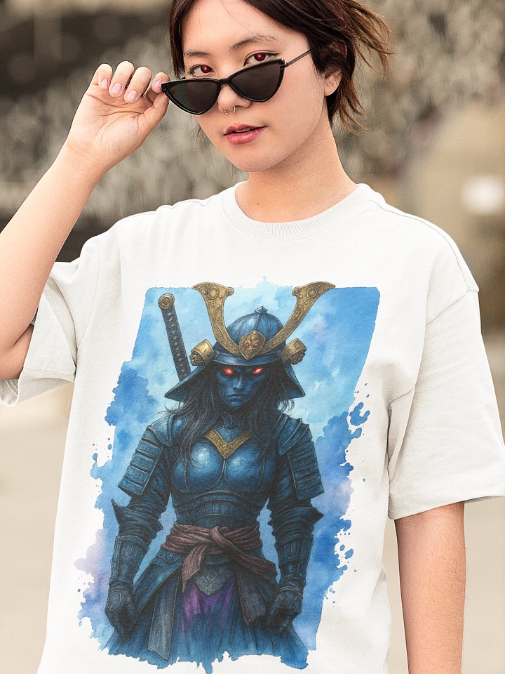 🏷️ Dark Kunoichi Assassin – Blue Demon Ninja Warrior Tee product image (16)