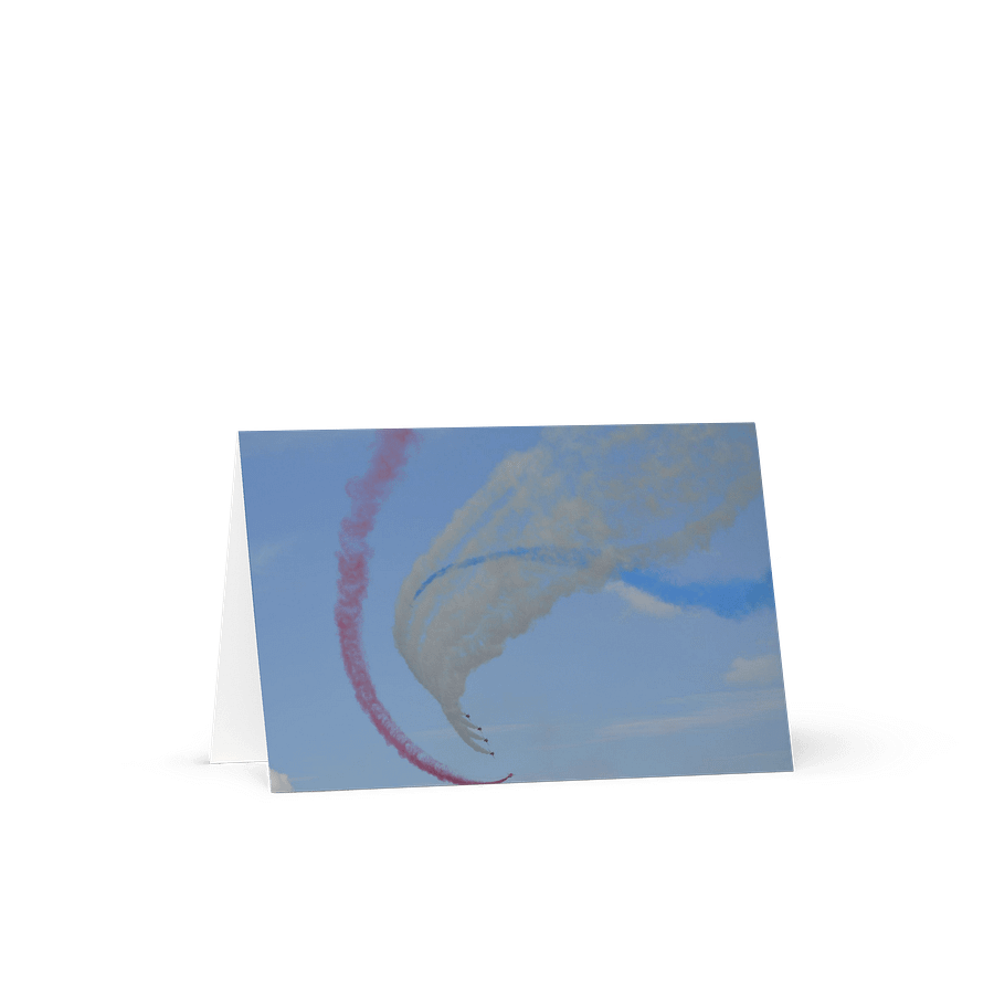Red Arrows Twisting (Greeting Card) product image (1)