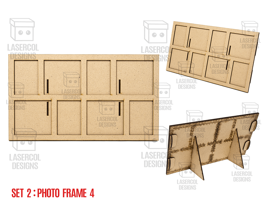 Photo Frames Set 2 (5 Styles) - Laser Cut Files product image (5)