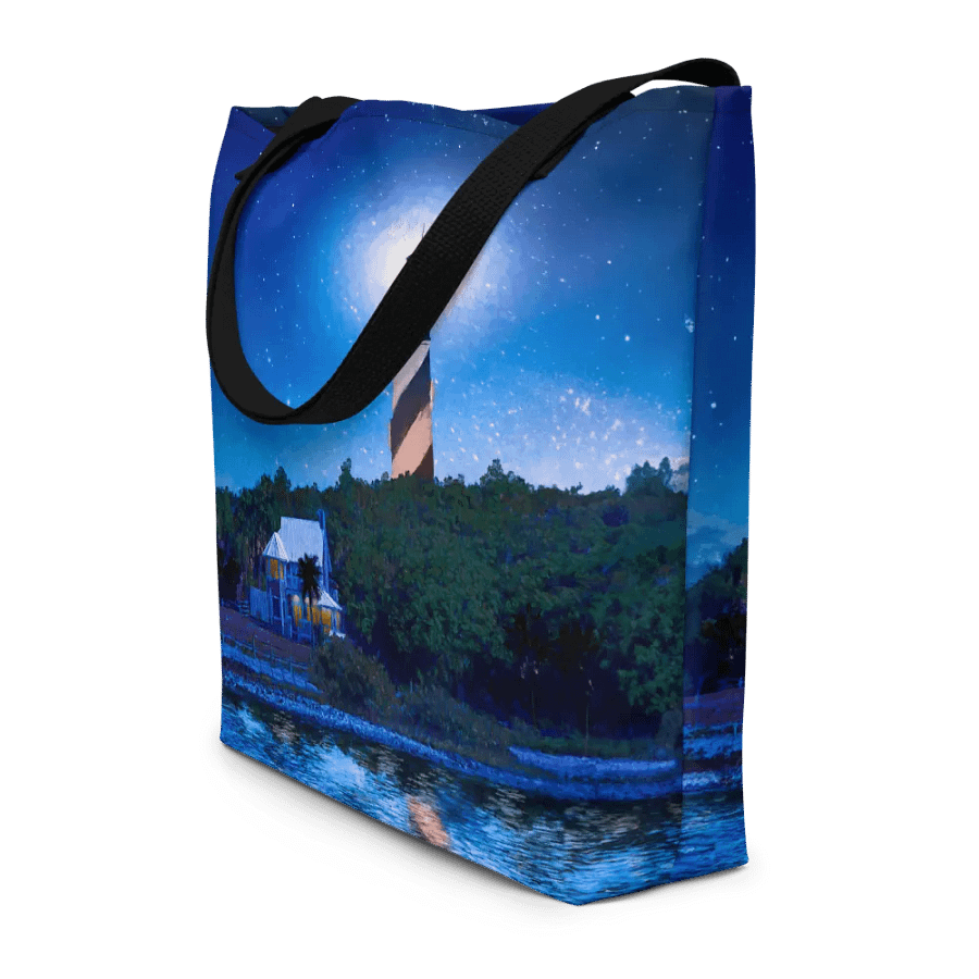 St. Augustine Lighthouse – Florida Starry Night Tote Bag product image (12)
