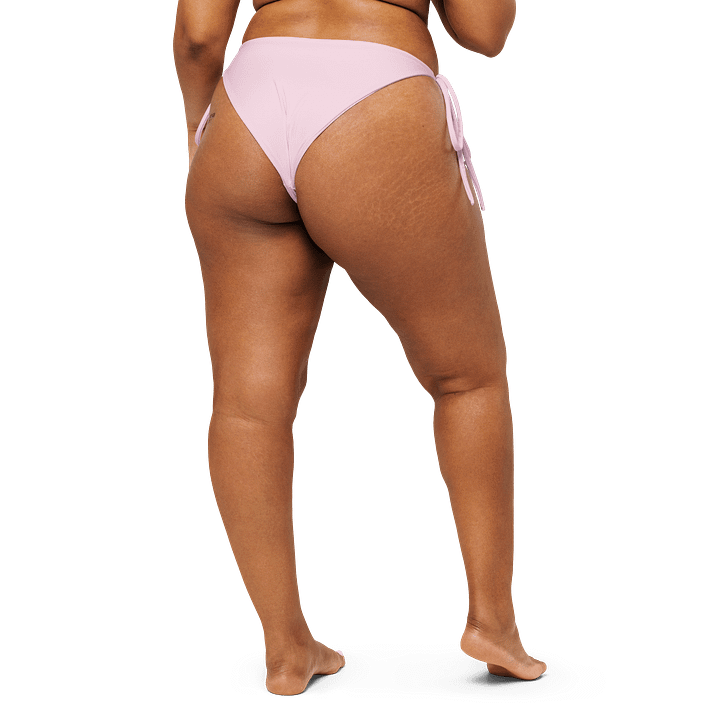 Baby Pink Solid Color String Bikini Bottom product image (2)